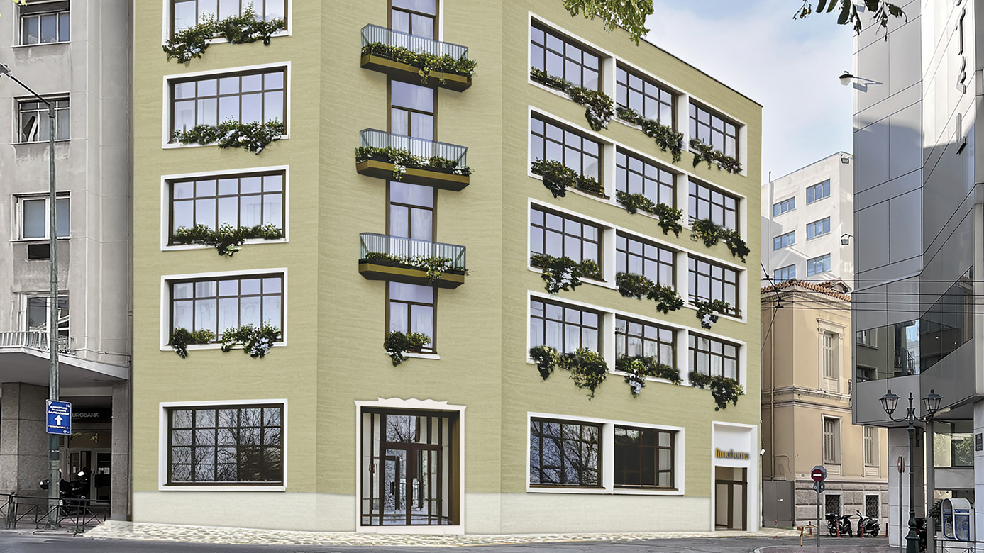 Renovation of an Existing Office Building into Residential Apartments _ OMONIA ATHENS