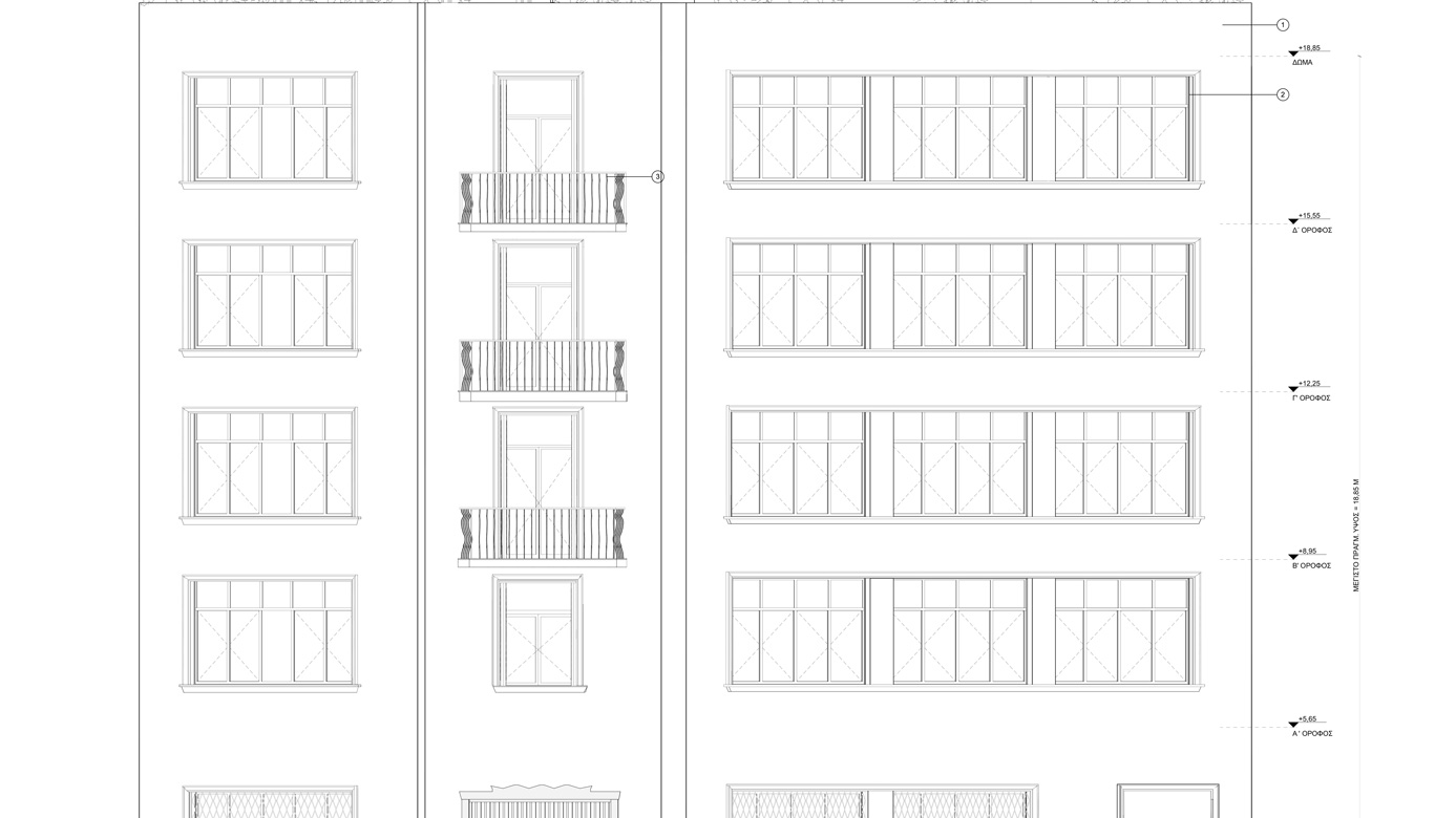 Renovation of an Existing Office Building into Residential Apartments _ OMONIA ATHENS